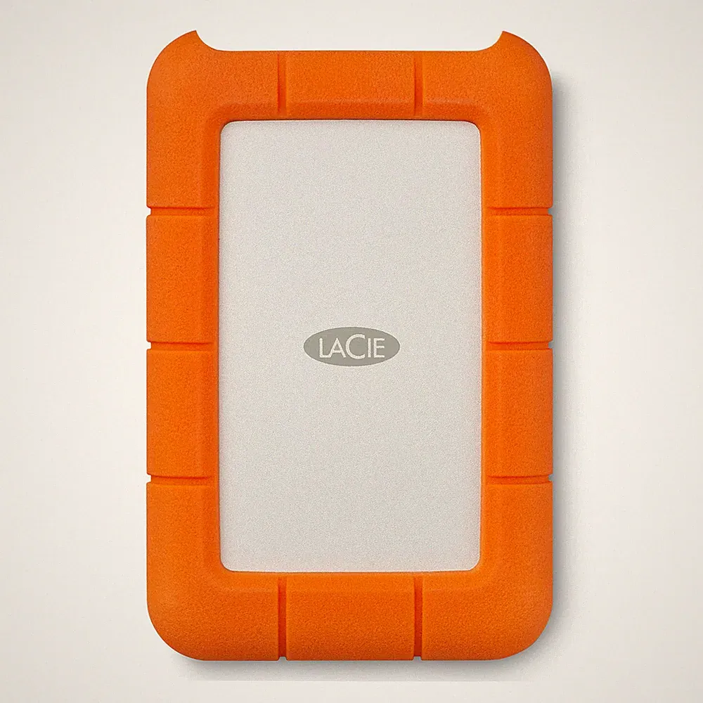 LaCie - Rugged 5TB External USB-C, USB 3.1 Gen 1 Portable Hard Drive - Orange...
