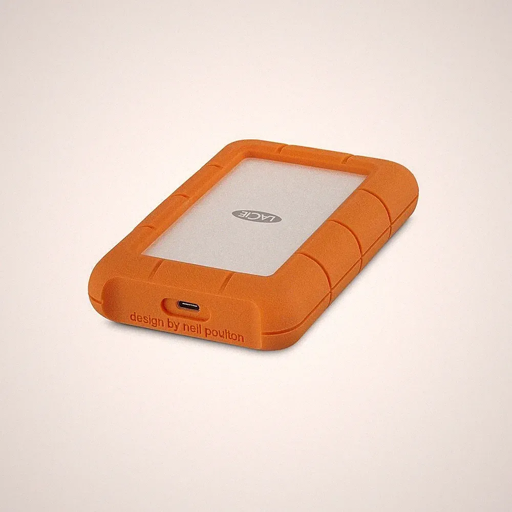 LaCie Rugged USB-C 3.0 5TB External Hard Drive