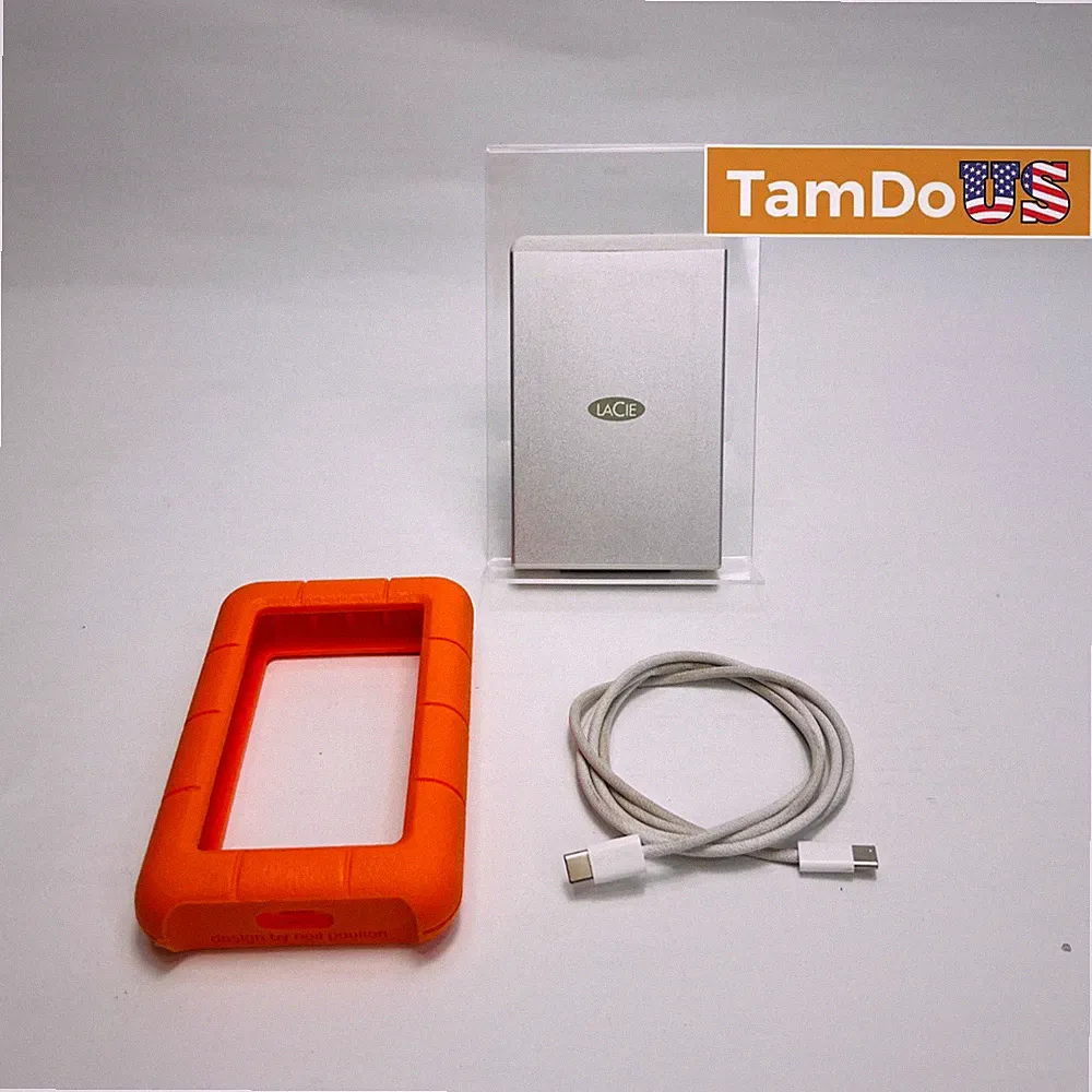 LaCie Rugged USB-C 5TB Portable Hard Drive (ST5000LM000)