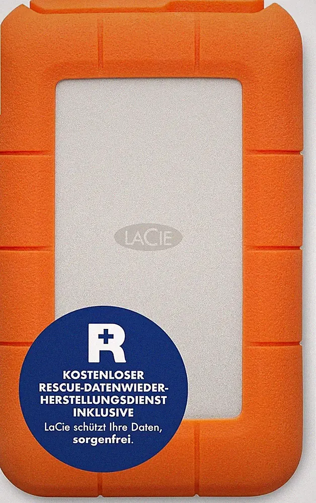 Rugged USB-C, 5TB, Portable External Hard Drive, Drop, Shock, Dust, Rain Resista